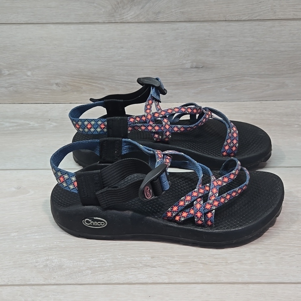 Chaco Women Outdoor Hikinig Vibram Sandals Shoes Sz 7 - Picture 2 of 11